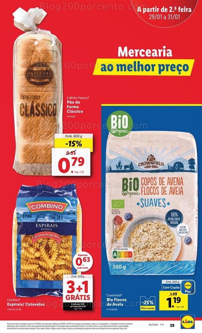 Antevisão Folheto LIDL Promoções de 25 a 31 janeiro