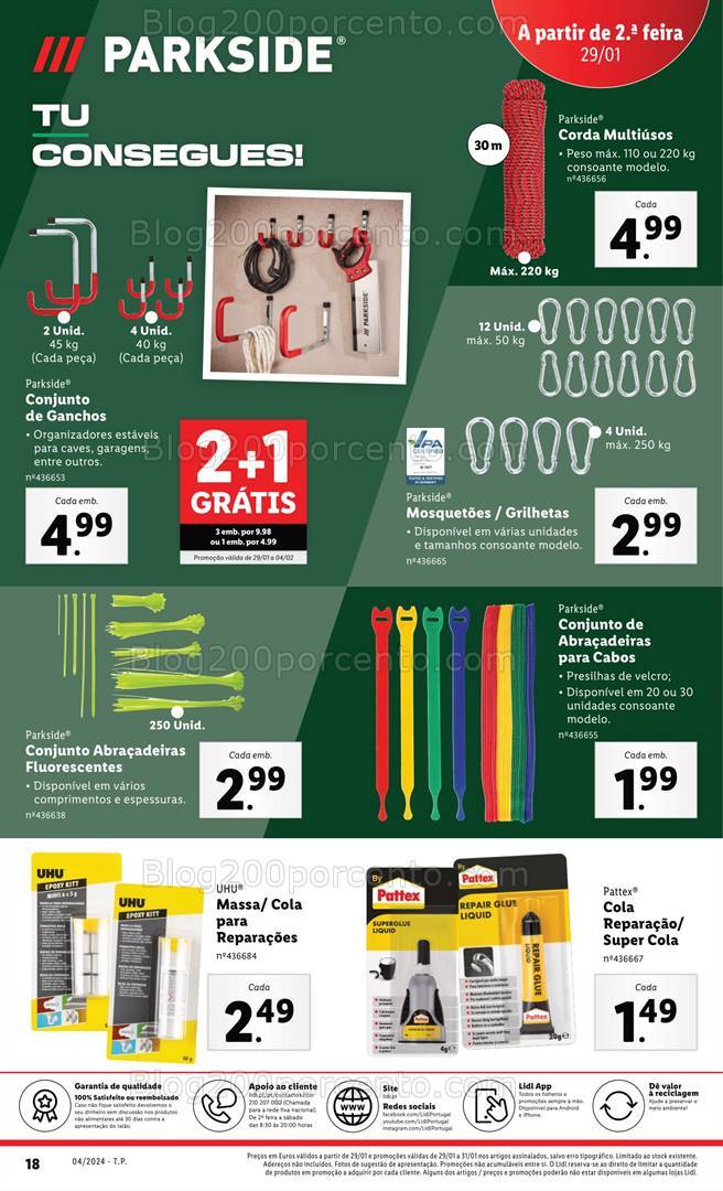 Antevisão Folheto LIDL Promoções de 25 a 31 janeiro