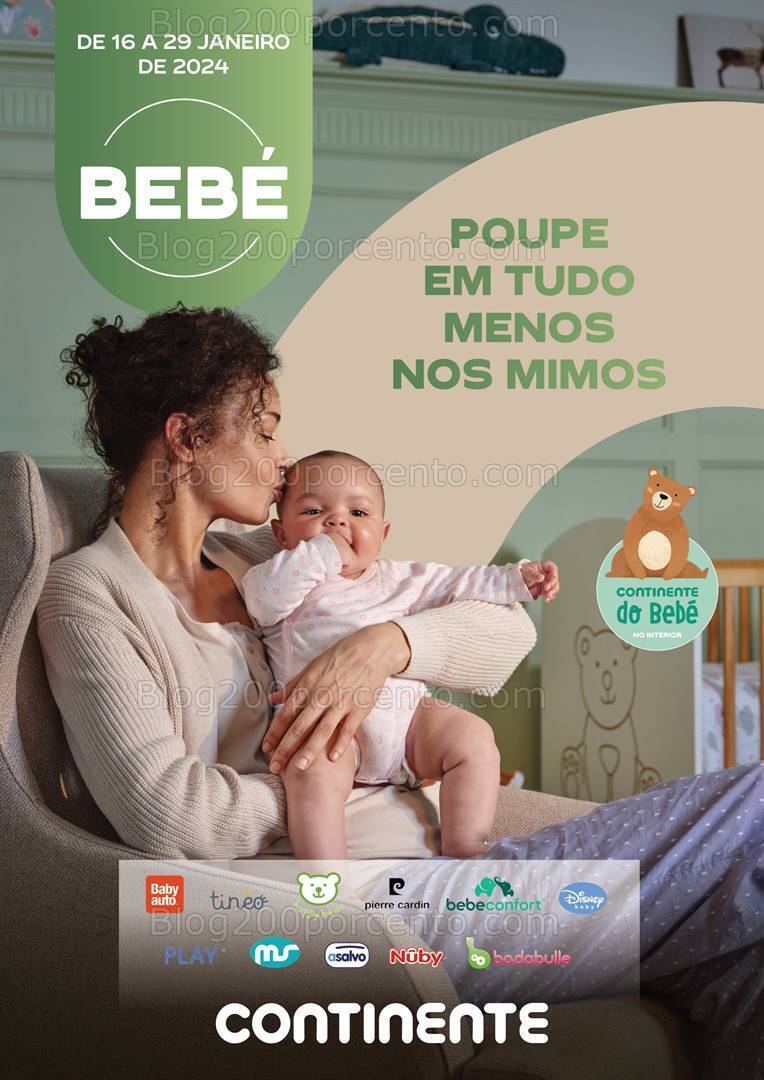 Antevisão Folheto CONTINENTE Açores Bebé Promoções de 16 a 29 janeiro