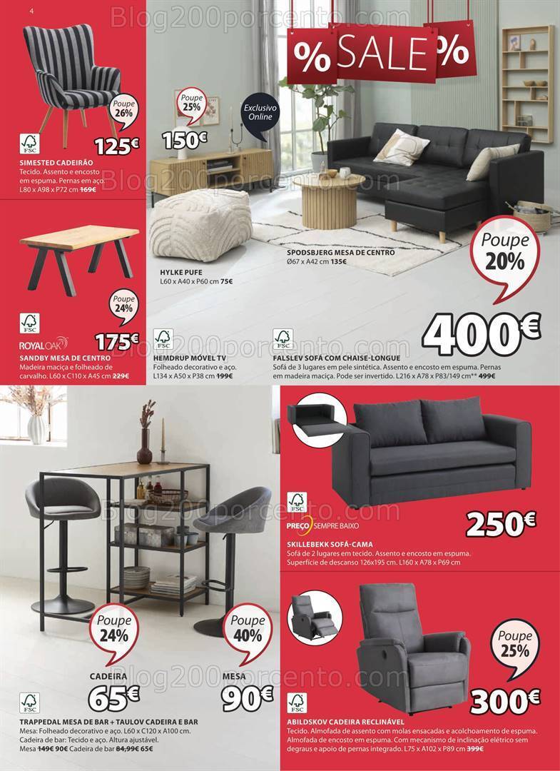 Antevisão Folheto JYSK Promoções de 4 a 31 janeiro