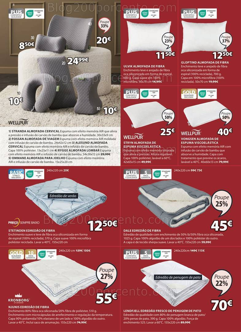 Antevisão Folheto JYSK Promoções de 4 a 31 janeiro