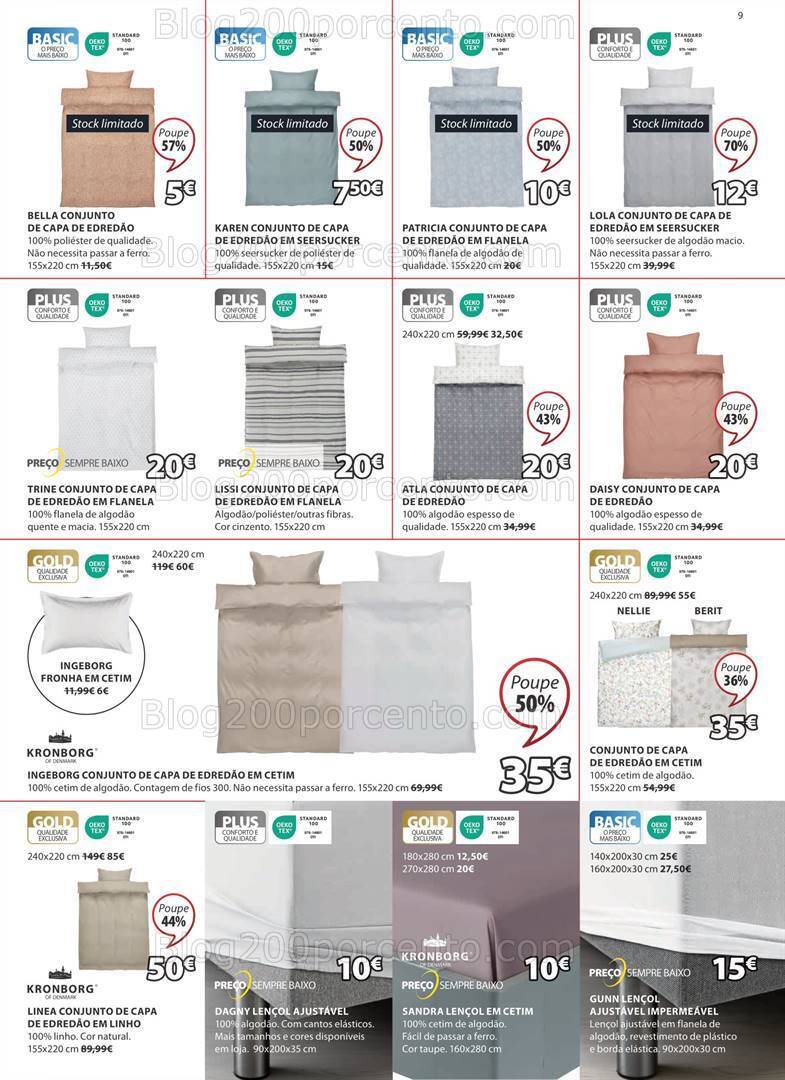 Antevisão Folheto JYSK Promoções de 4 a 31 janeiro