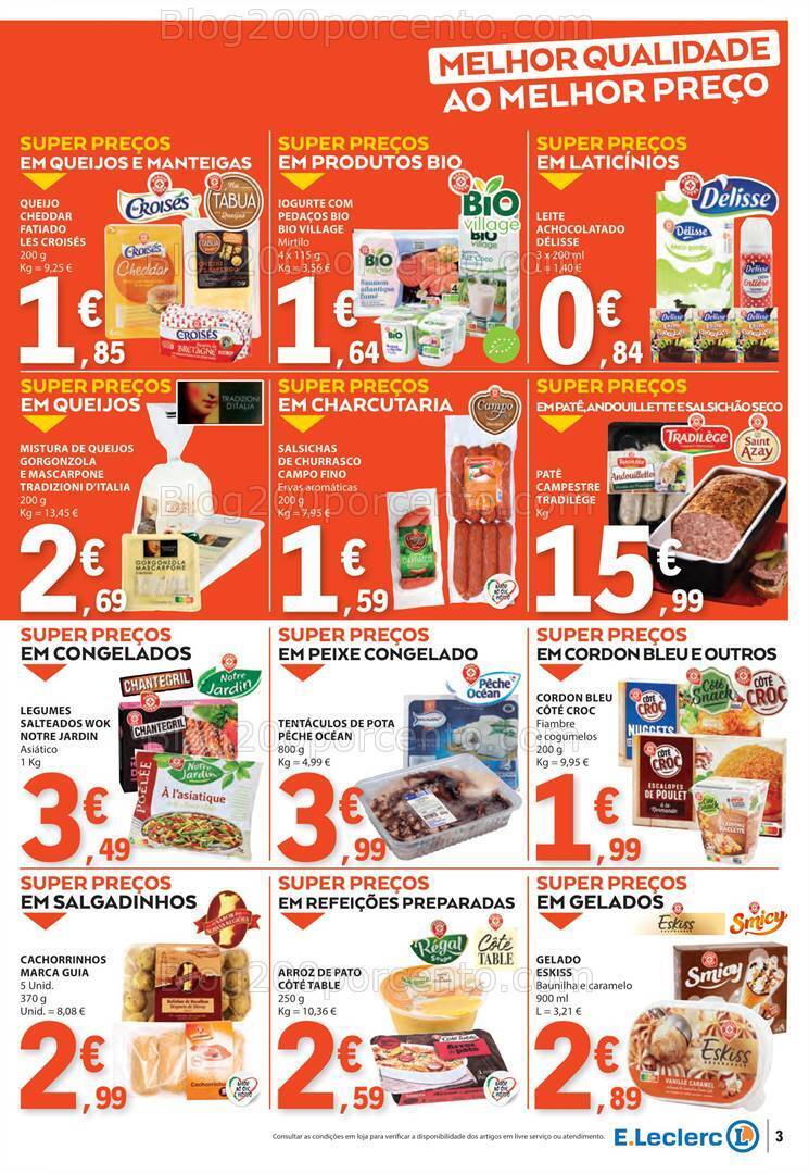 Antevisão Folheto E-LECLERC Promoções de 5 a 10 janeiro