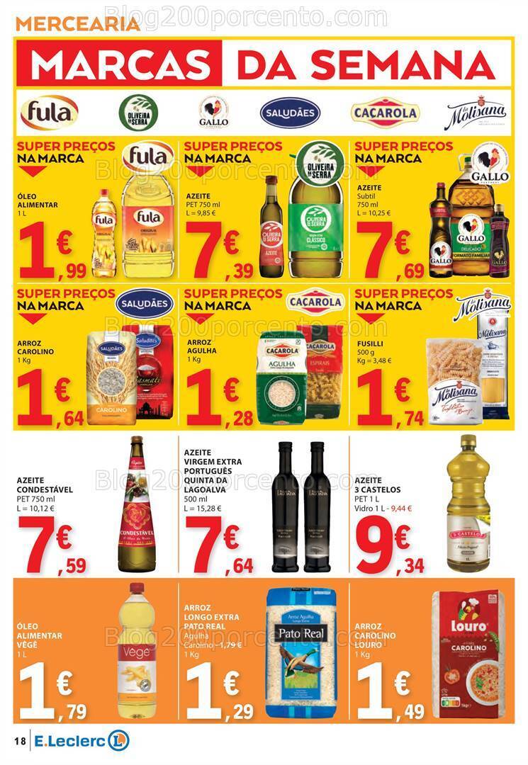 Antevisão Folheto E-LECLERC Promoções de 5 a 10 janeiro