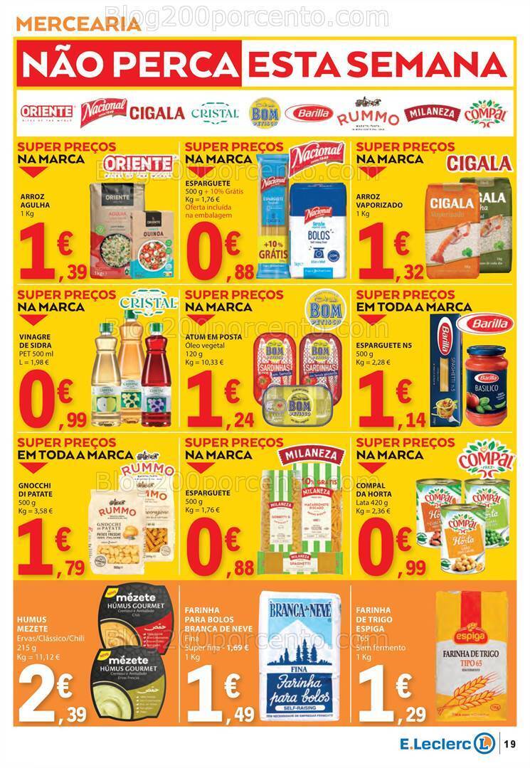 Antevisão Folheto E-LECLERC Promoções de 5 a 10 janeiro