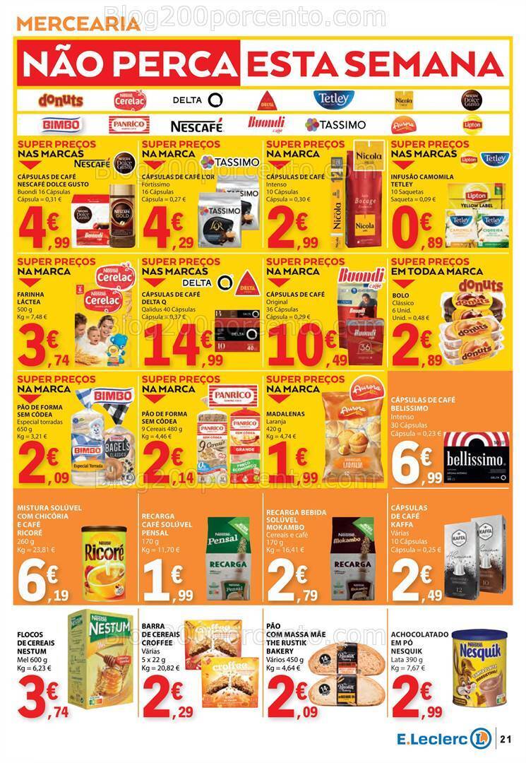 Antevisão Folheto E-LECLERC Promoções de 5 a 10 janeiro