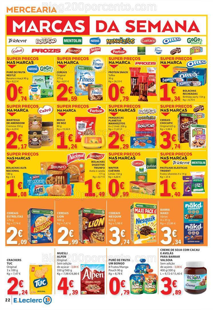 Antevisão Folheto E-LECLERC Promoções de 5 a 10 janeiro