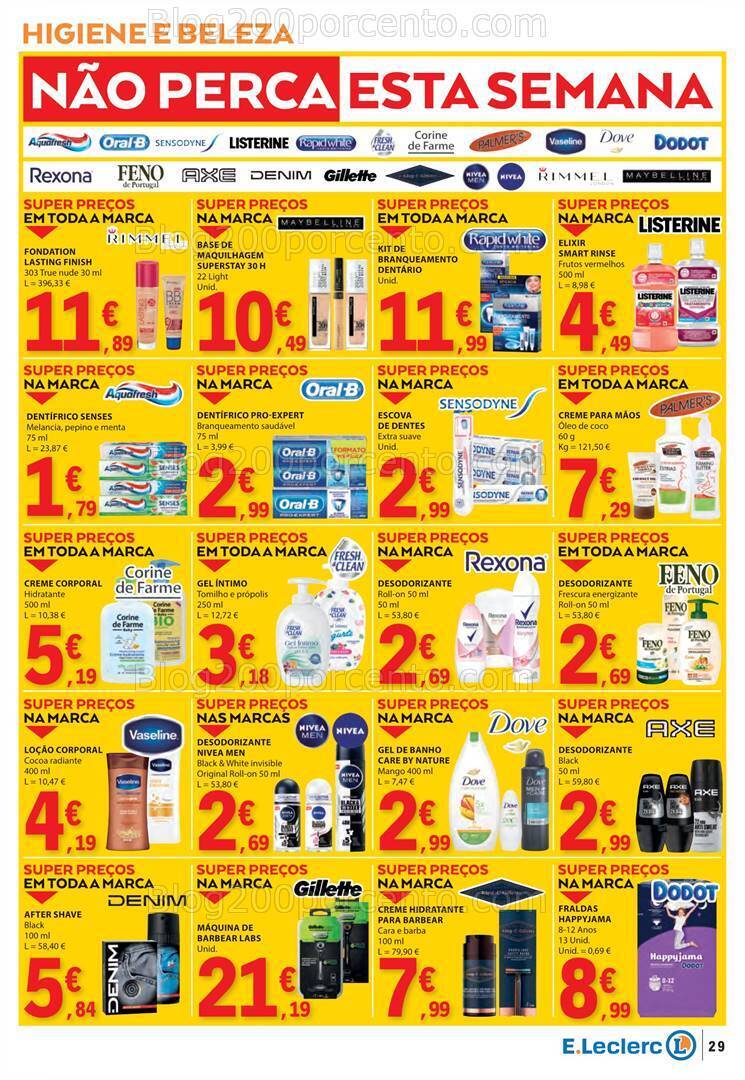 Antevisão Folheto E-LECLERC Promoções de 5 a 10 janeiro