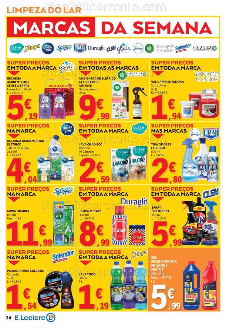 Antevisão Folheto E-LECLERC Promoções de 5 a 10 janeiro