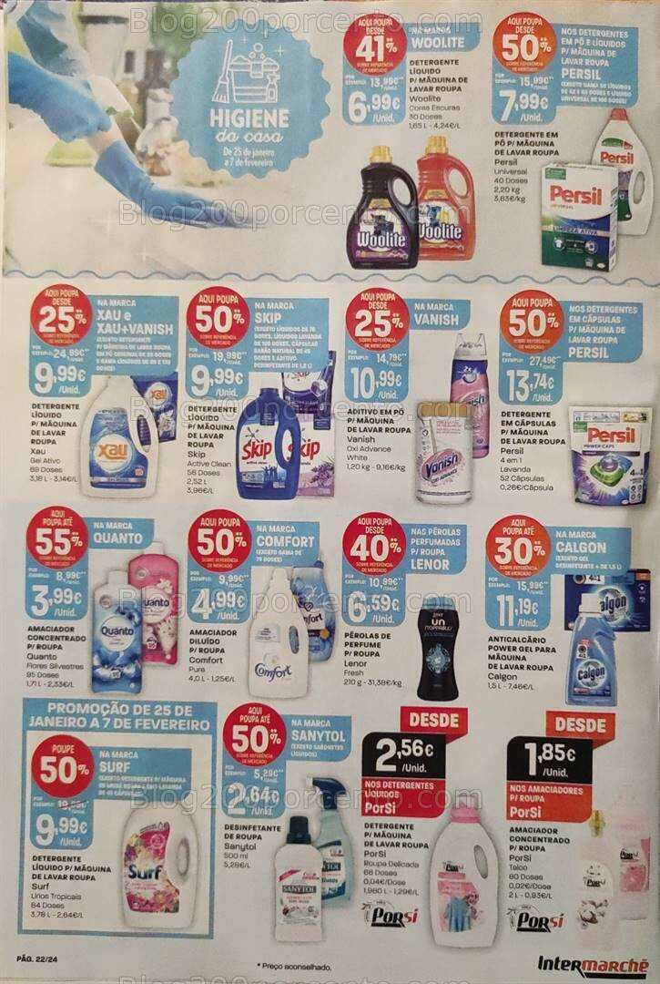 Antevisão Folheto INTERMARCHÉ Higiene Promoções de 25 janeiro a 7 fevereiro