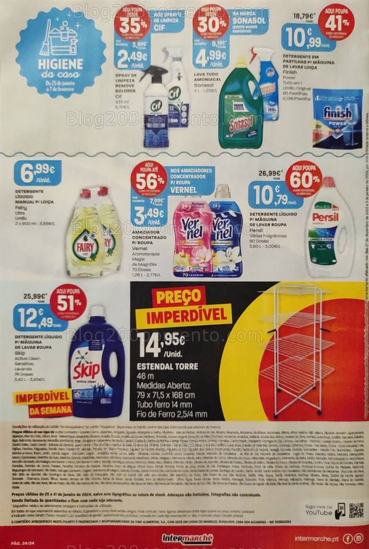 Antevisão Folheto INTERMARCHÉ Higiene Promoções de 25 janeiro a 7 fevereiro