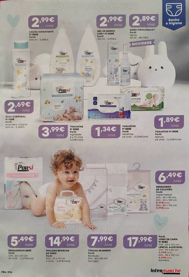 Antevisão Folheto INTERMARCHÉ Festa do Bebé Promoções de 11 a 25 janeiro