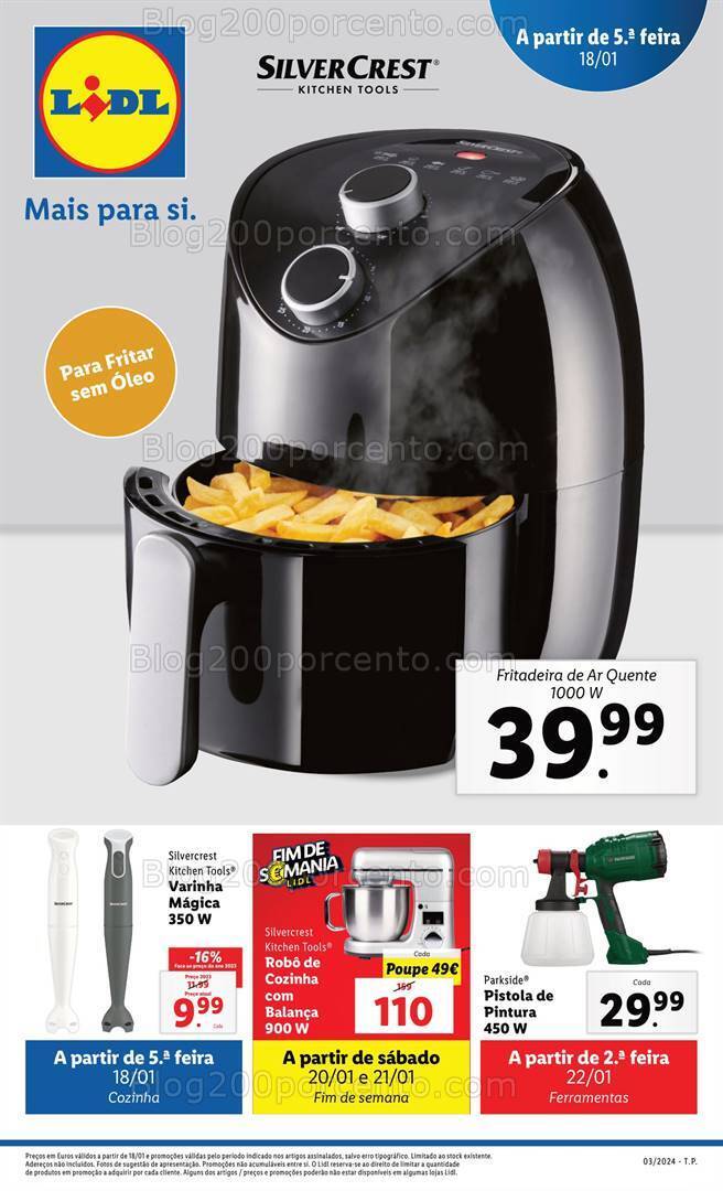 Antevisão Folheto LIDL Bazar Promoções a partir de 18 janeiro