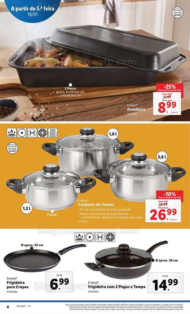 Antevisão Folheto LIDL Bazar Promoções a partir de 18 janeiro