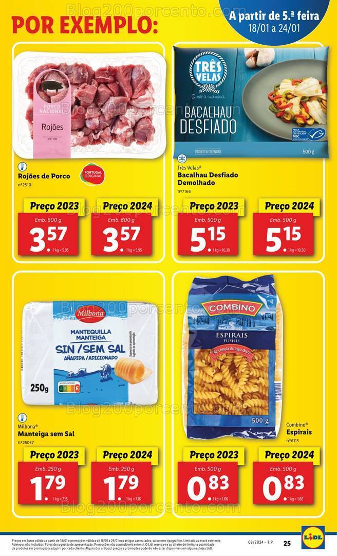 Antevisão Folheto LIDL Promoções de 18 a 24 janeiro
