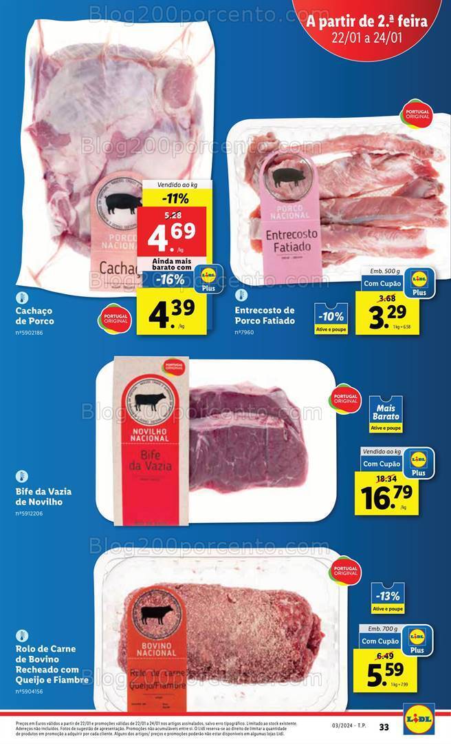 Antevisão Folheto LIDL Promoções de 18 a 24 janeiro
