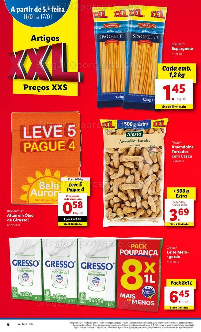Antevisão Folheto LIDL Promoções de 11 a 17 janeiro