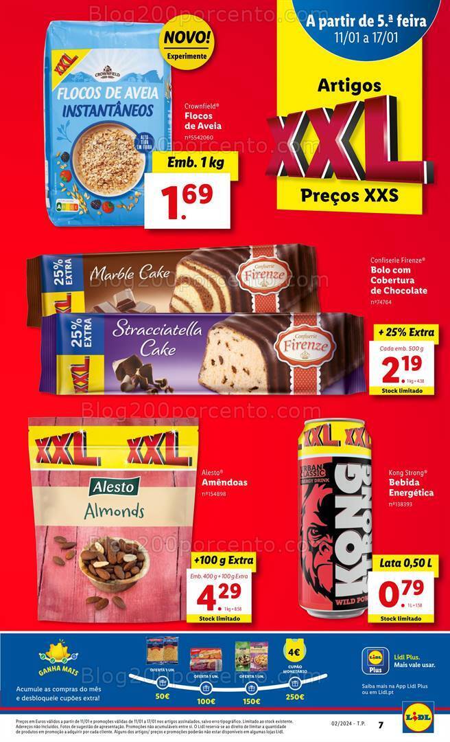 Antevisão Folheto LIDL Promoções de 11 a 17 janeiro