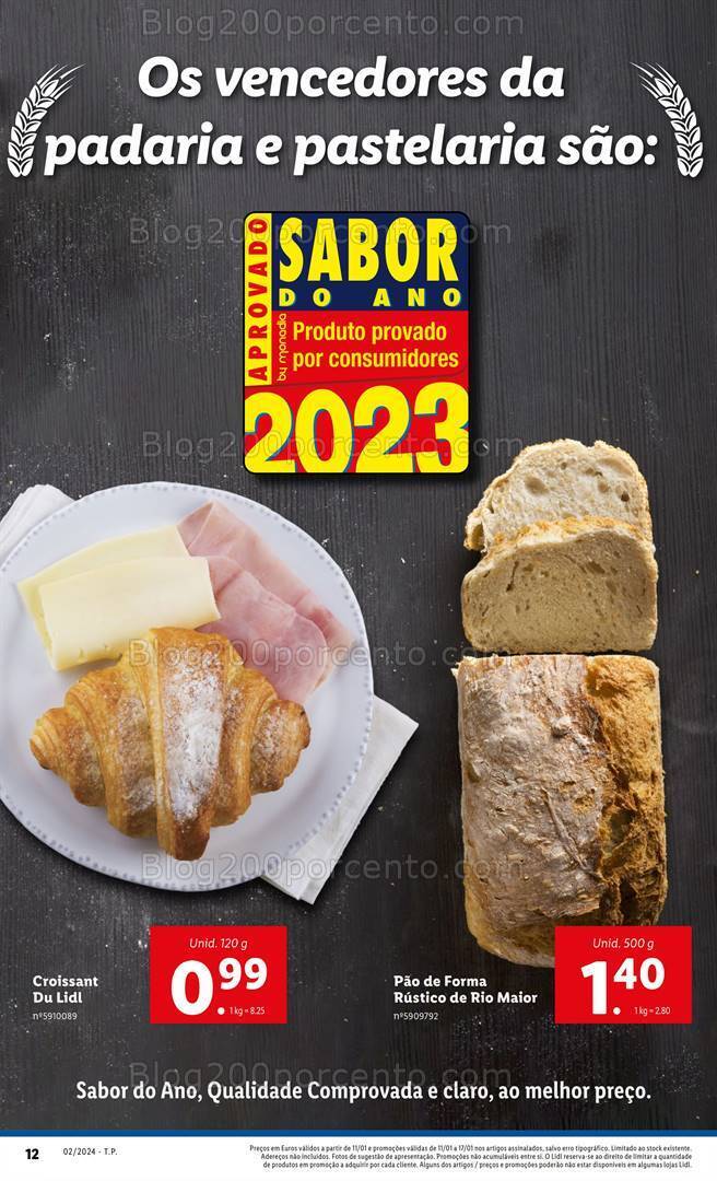 Antevisão Folheto LIDL Promoções de 11 a 17 janeiro