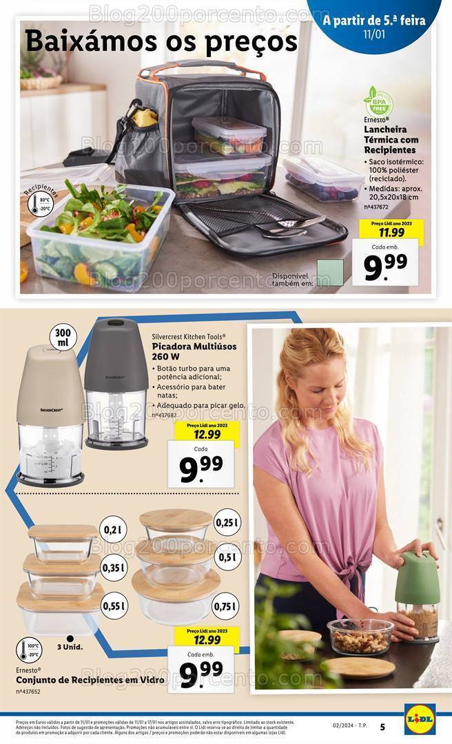 Antevisão Folheto LIDL Promoções de 11 a 17 janeiro