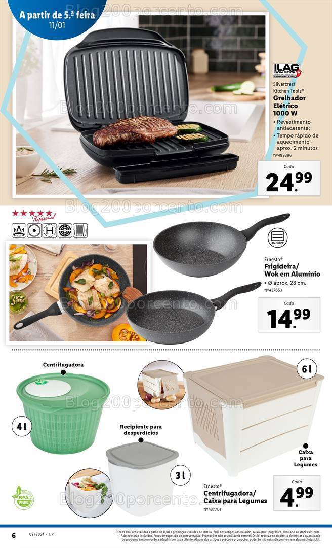 Antevisão Folheto LIDL Promoções de 11 a 17 janeiro