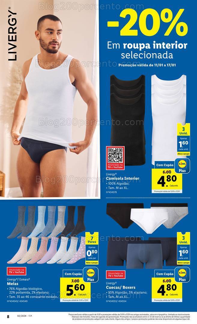 Antevisão Folheto LIDL Promoções de 11 a 17 janeiro