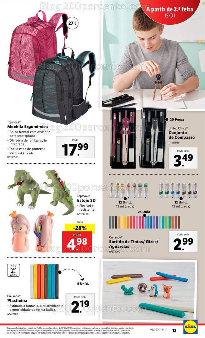 Antevisão Folheto LIDL Promoções de 11 a 17 janeiro