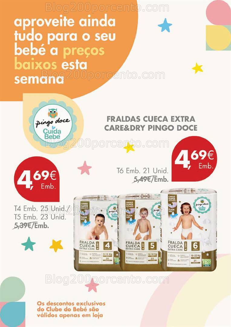 Antevisão Folheto PINGO DOCE Clube do Bebé Promoções de 9 a 15 janeiro