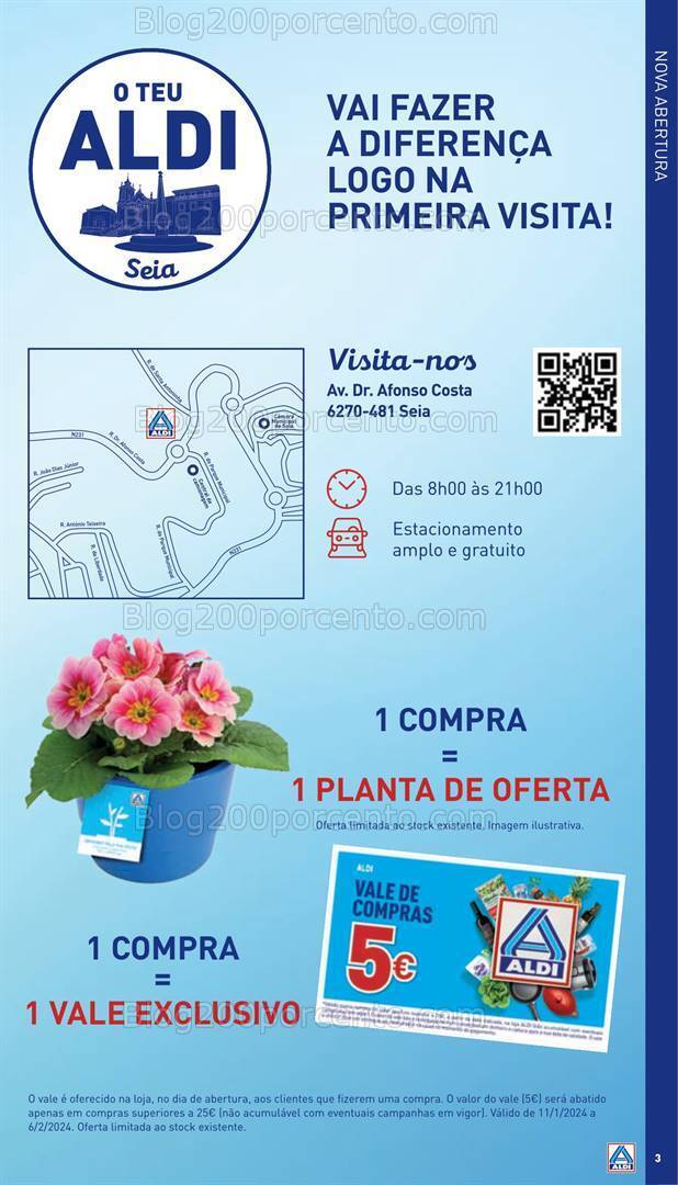 Antevisão Folheto ALDI Saldos + Aberturas Seia Promoções de 10 a 16 janeiro