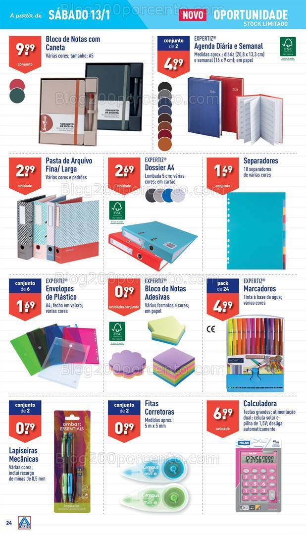 Antevisão Folheto ALDI Bazar Promoções a partir de 13 janeiro