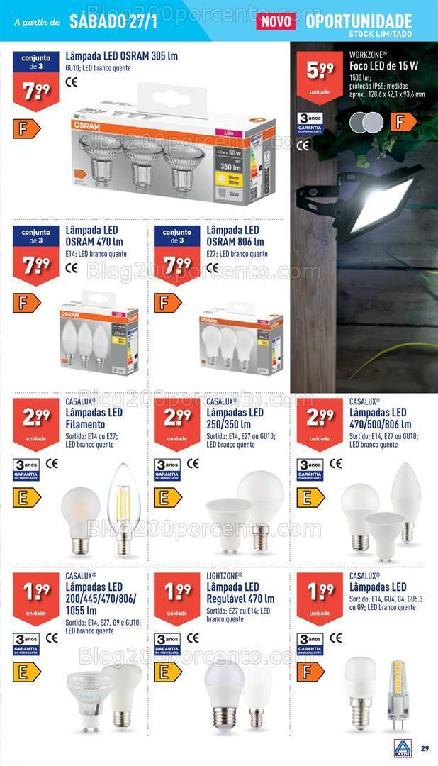 Antevisão Folheto ALDI Bazar Promoções de 24 a 30 janeiro