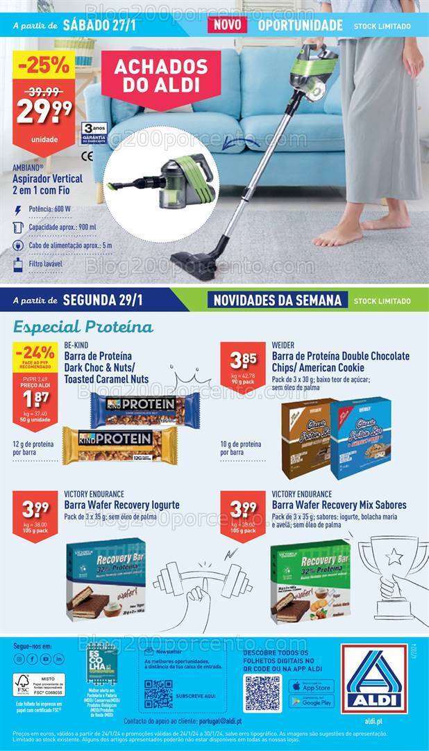 Antevisão Folheto ALDI Bazar Promoções de 24 a 30 janeiro