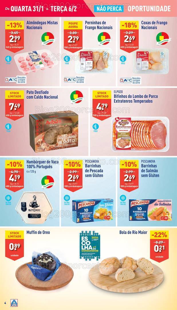 Antevisão Folheto ALDI Promoções 31 janeiro a 6 fevereiro