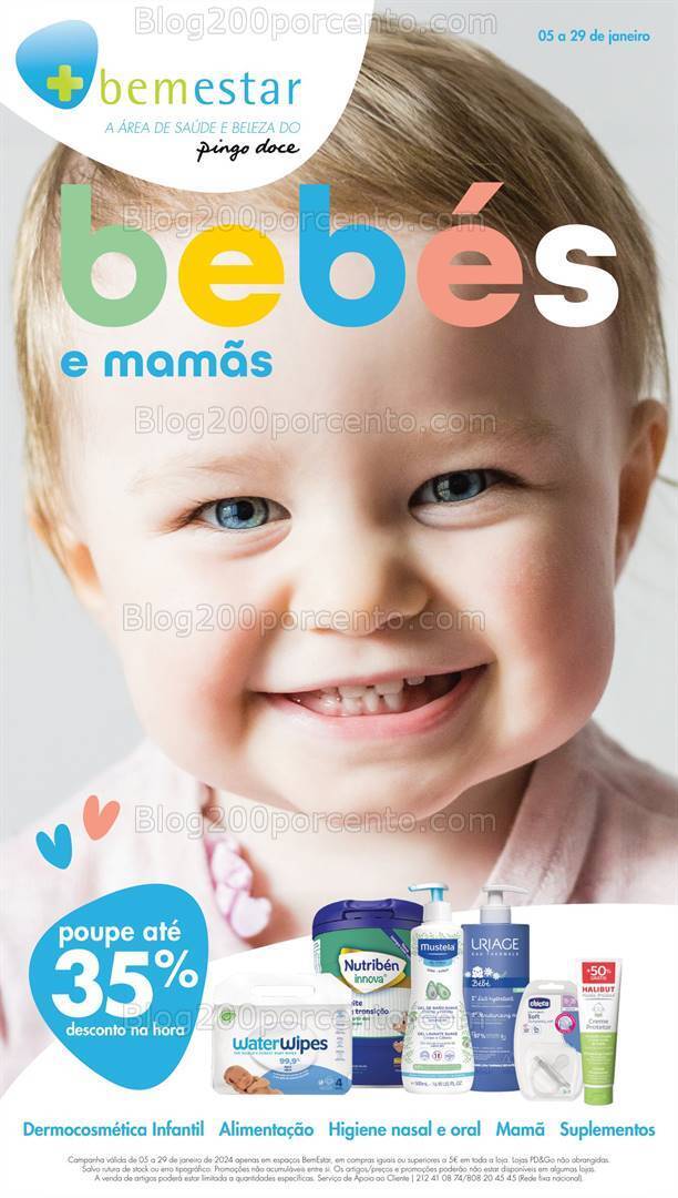 Antevisão Folheto PINGO DOCE Especial Bebé Promoções de 5 a 29 janeiro