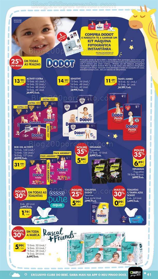 Antevisão Folheto PINGO DOCE Feira do Bebé Promoções de 5 a 8 janeiro