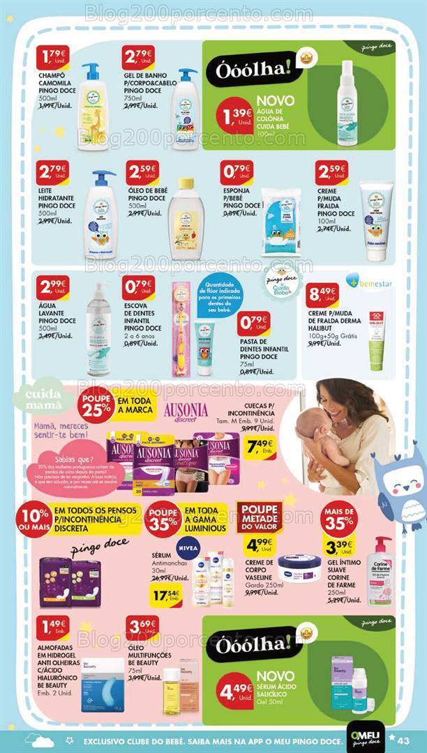 Antevisão Folheto PINGO DOCE Feira do Bebé Promoções de 5 a 8 janeiro