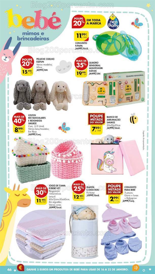Antevisão Folheto PINGO DOCE Feira do Bebé Promoções de 5 a 8 janeiro