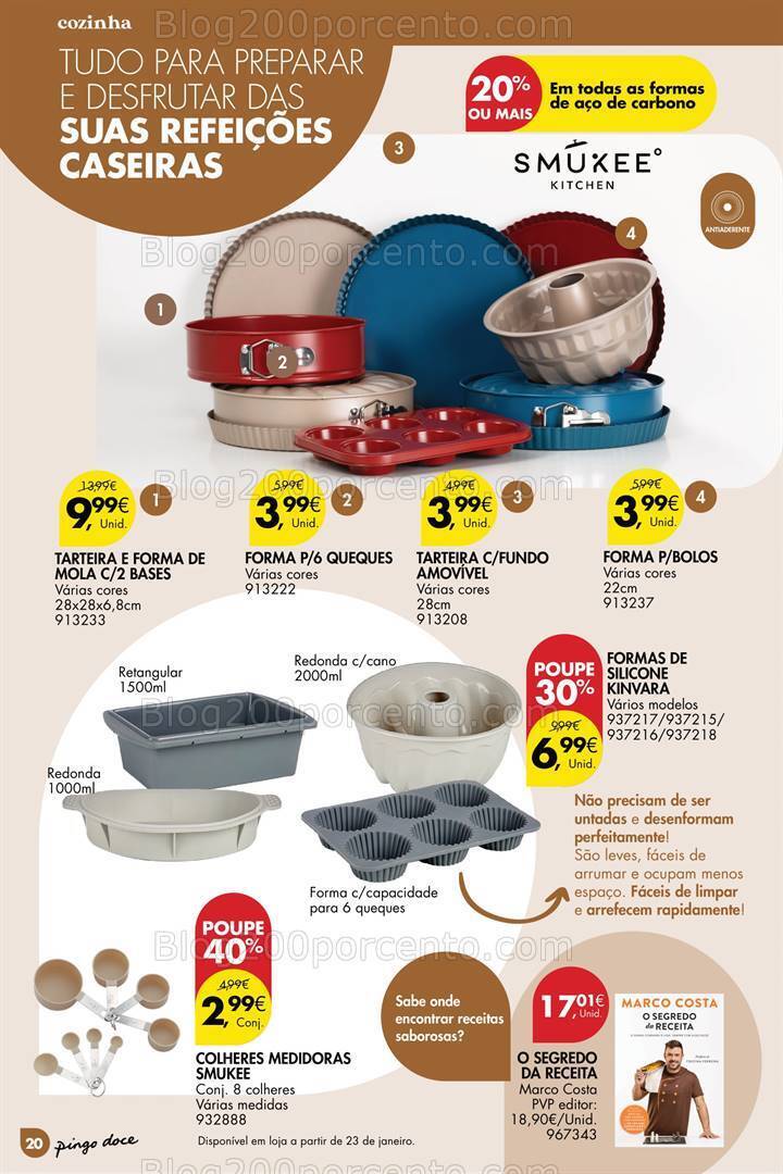 Antevisão Folheto PINGO DOCE Bazar Promoções de 16 janeiro a 5 fevereiro