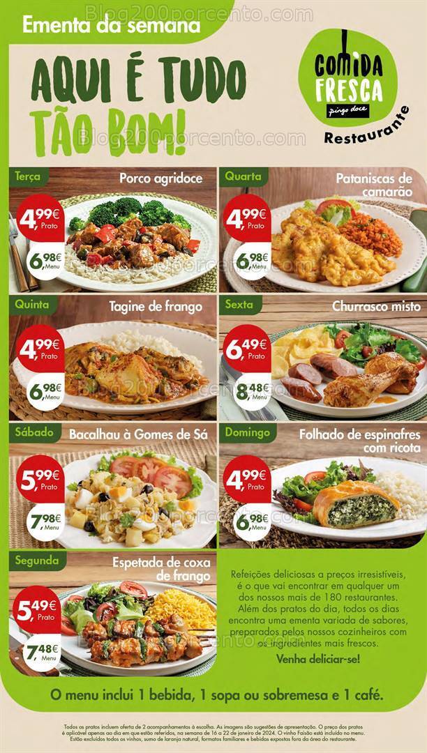 Antevisão Folheto PINGO DOCE Madeira Promoções de 16 a 22 janeiro