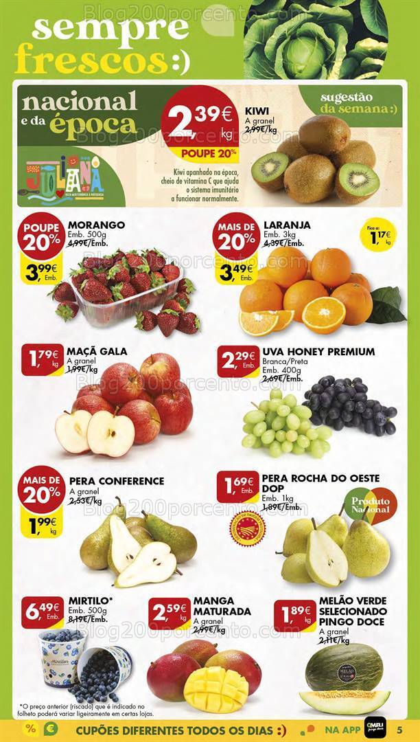 Antevisão Folheto PINGO DOCE Madeira Promoções de 16 a 22 janeiro