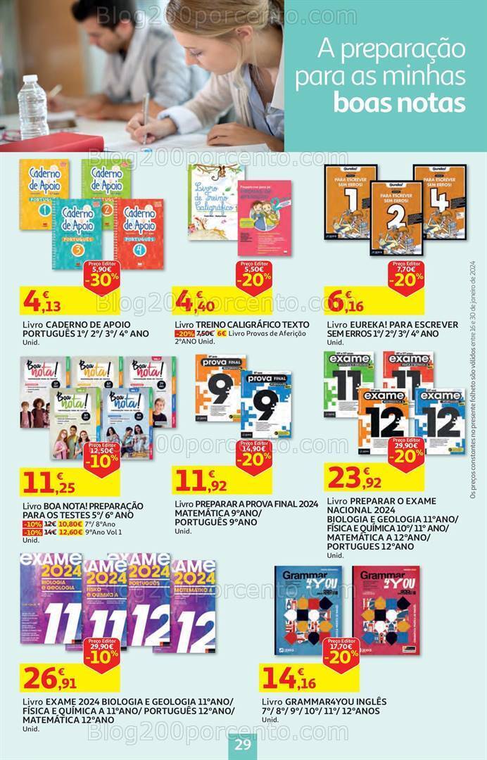 Antevisão Folheto AUCHAN Bazar Promoções de 16 a 30 janeiro