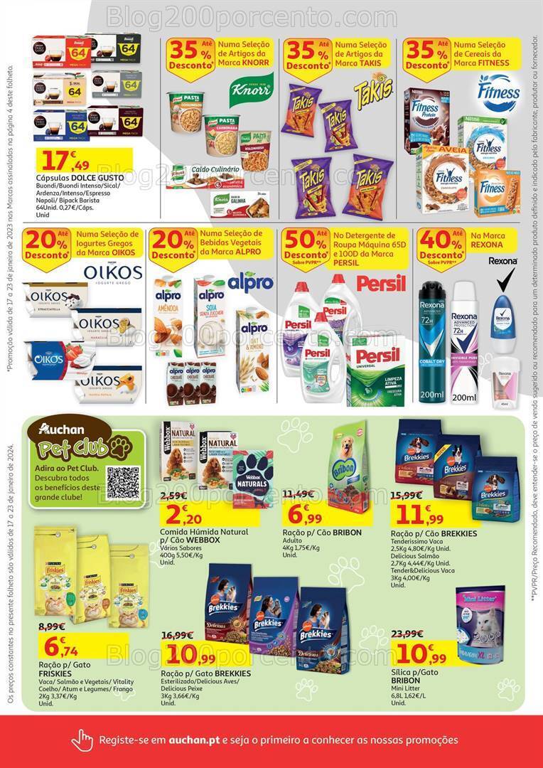 Antevisão Folheto AUCHAN Promoções de 17 a 23 janeiro