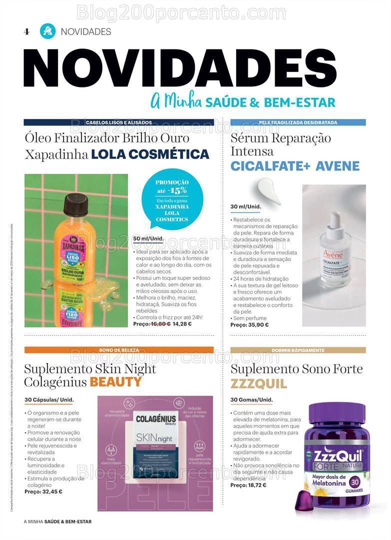Antevisão Folheto AUCHAN Saúde e Bem-Estar Promoções de 31 janeiro a 1 março