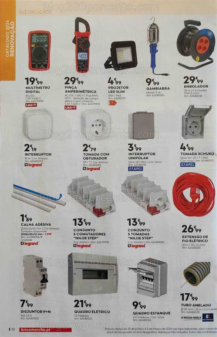 Antevisão Folheto BRICOMARCHÉ Promoções de 25 janeiro a 3 março