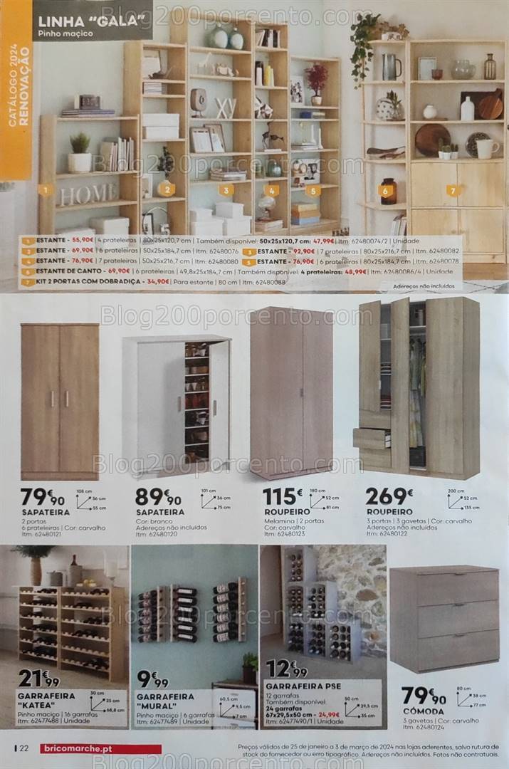 Antevisão Folheto BRICOMARCHÉ Promoções de 25 janeiro a 3 março