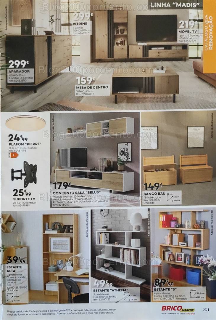 Antevisão Folheto BRICOMARCHÉ Promoções de 25 janeiro a 3 março