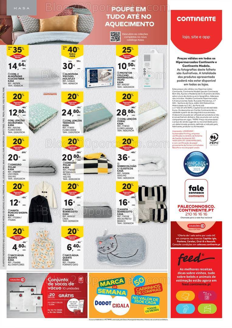 Antevisão Folheto CONTINENTE Promoções de 5 a 8 janeiro