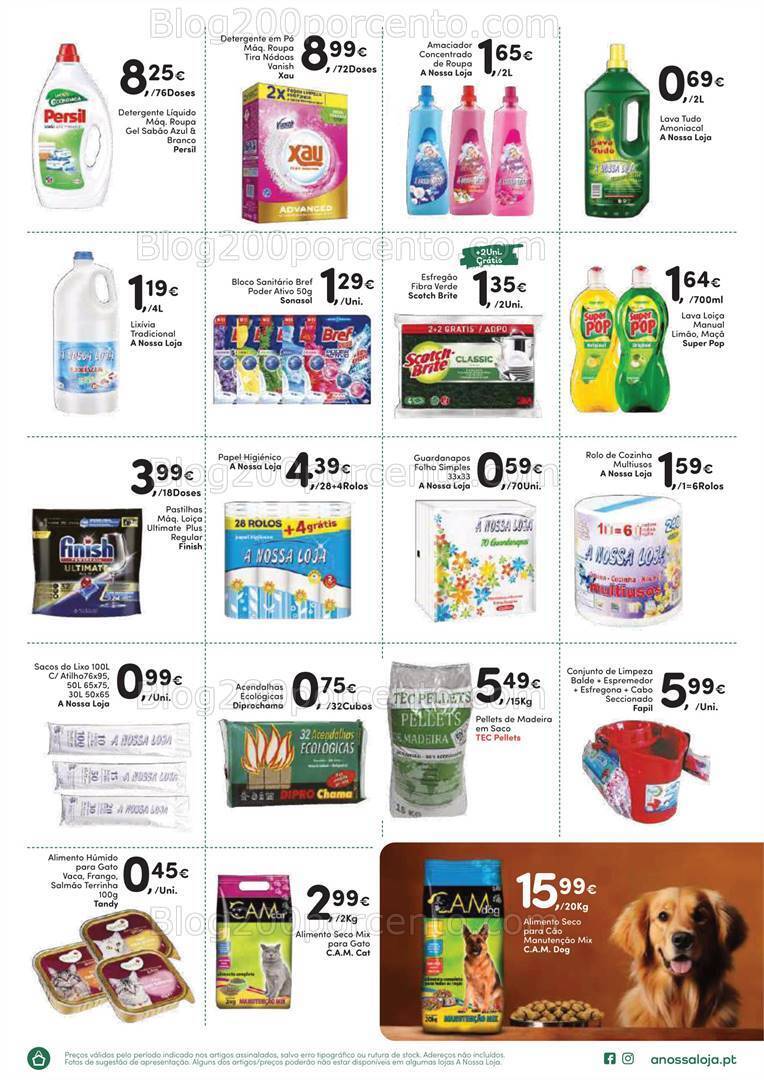 Antevisão Folheto A NOSSA LOJA Promoções de 6 a 21 janeiro