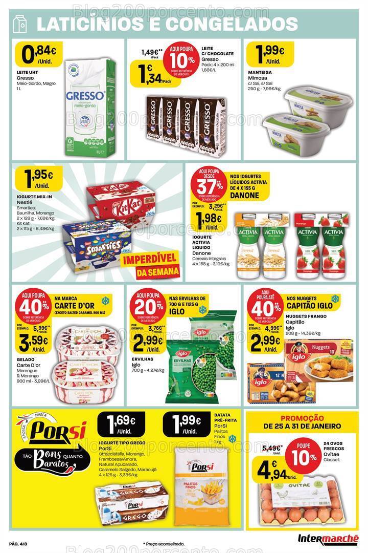 Antevisão Folheto INTERMARCHÉ Mini Promoções de 25 a 31 janeiro