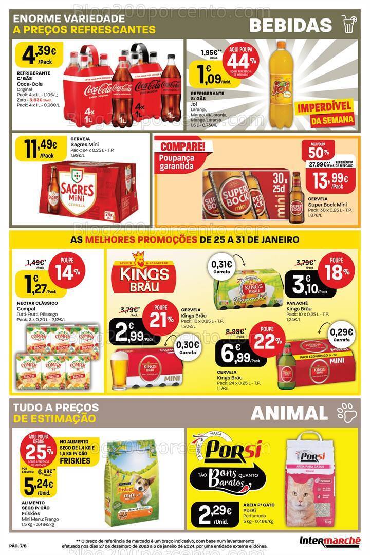 Antevisão Folheto INTERMARCHÉ Mini Promoções de 25 a 31 janeiro